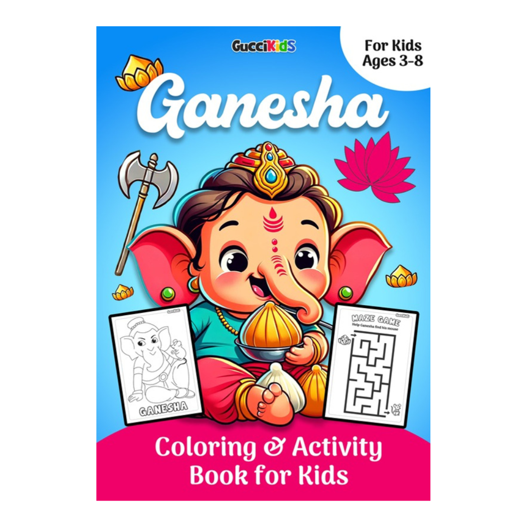 GANESHA Coloring Book for Kids (Intro to Hindu Gods Series)