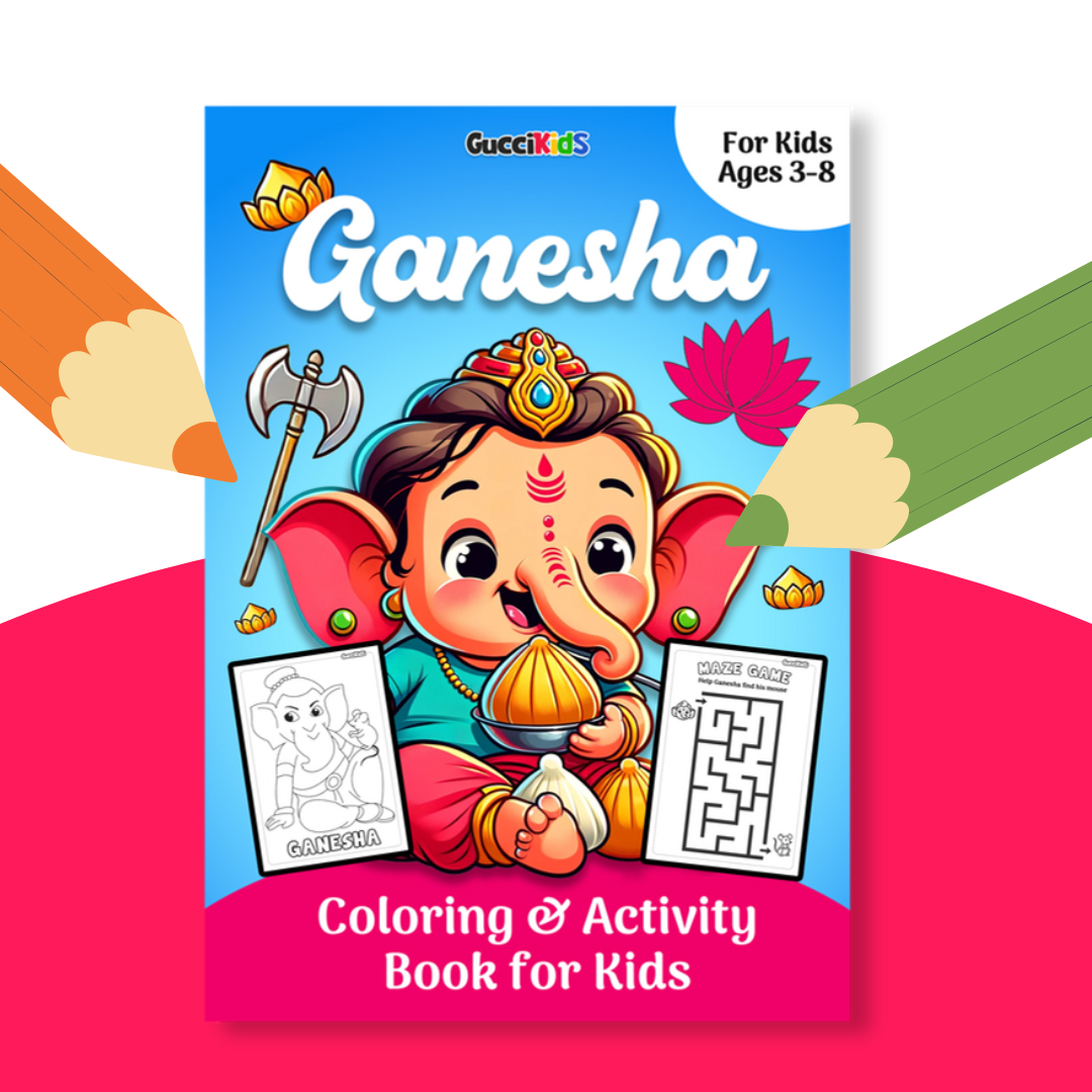 GANESHA Coloring Book for Kids (Intro to Hindu Gods Series)