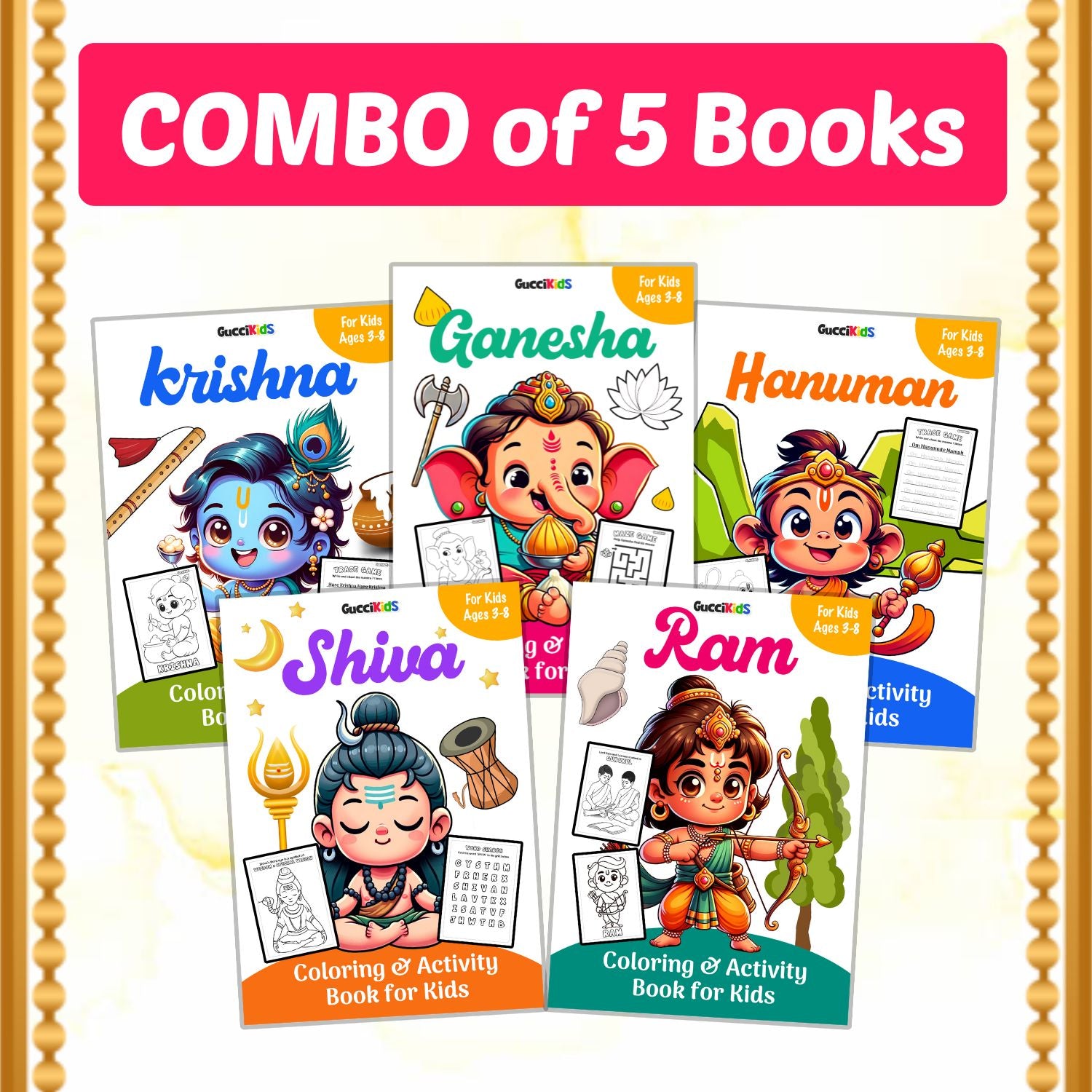 Hindu Gods Coloring Books for Kids